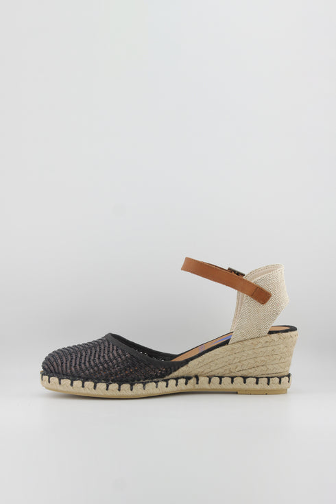 Verbenas Suede Espadrille Wedge Sandals